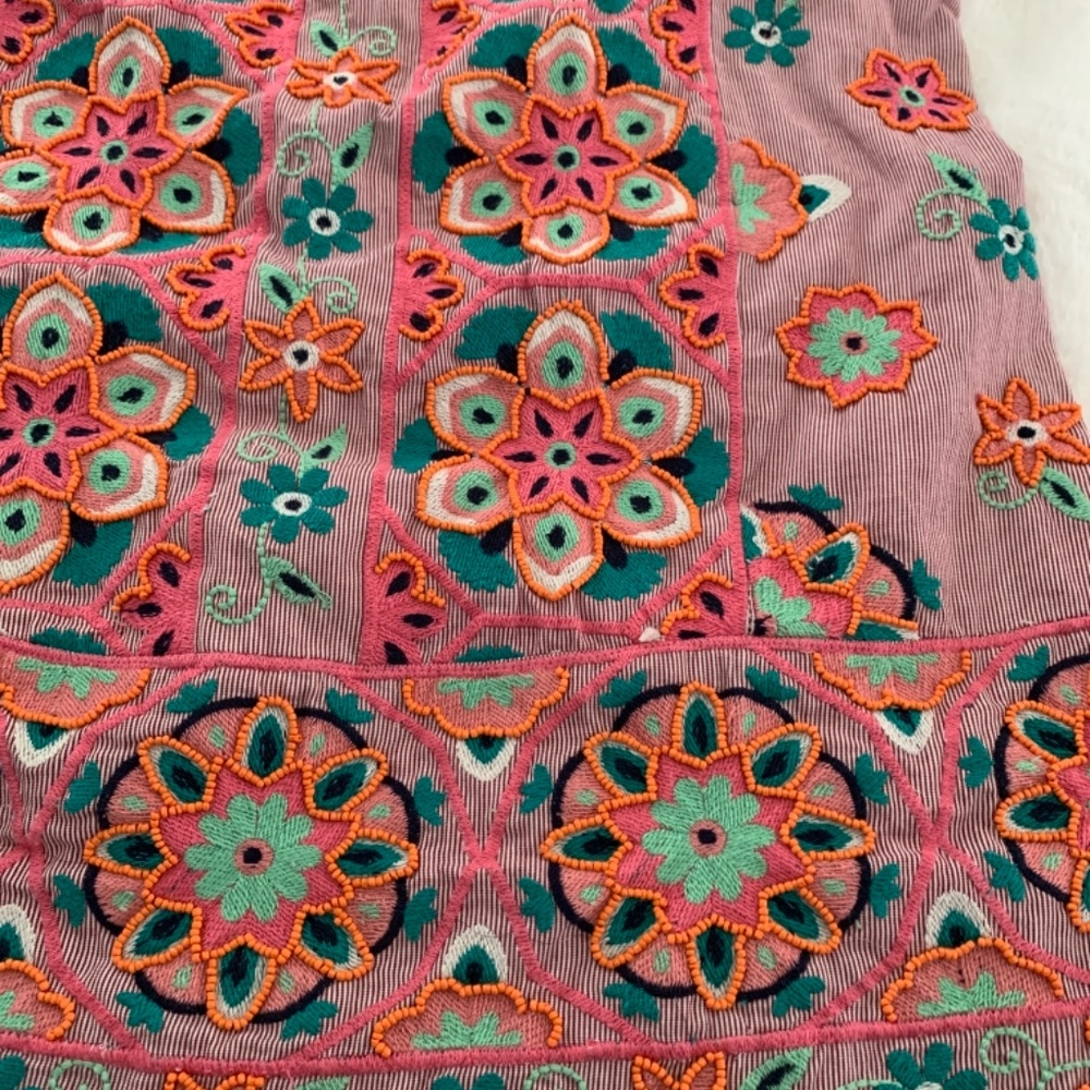 Embroidered & Appliqued Shift Dress - Picture 7 of 12